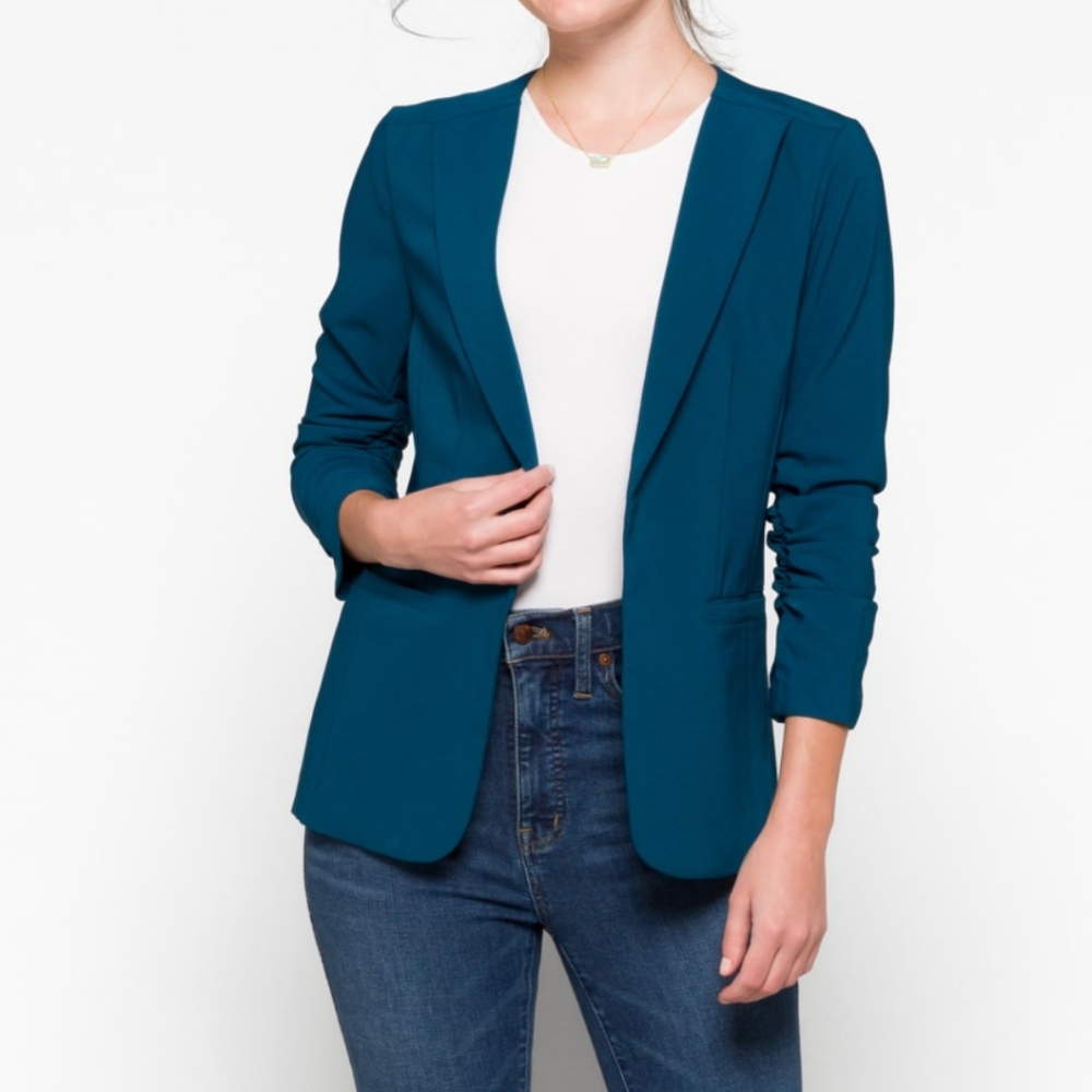 Dark teal blazer NWT